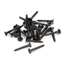 From The Anvil - Black 6 x 1" Countersunk Screws (25) - 33422 - Choice Handles