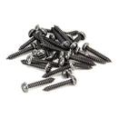 From The Anvil - Pewter 8 x 1" Round Head Screws (25) - 33433 - Choice Handles