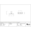 From The Anvil - Locking Stay Pin - Black - 33461 - Choice Handles