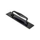 From The Anvil - Pull Handle on Backplate - Black - 33466 - Choice Handles