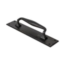 From The Anvil - Pull Handle on Backplate - Beeswax - 33479 - Choice Handles
