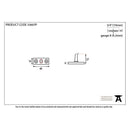 From The Anvil - Pewter Stay Pin - Pewter Patina  - 33607P - Choice Handles