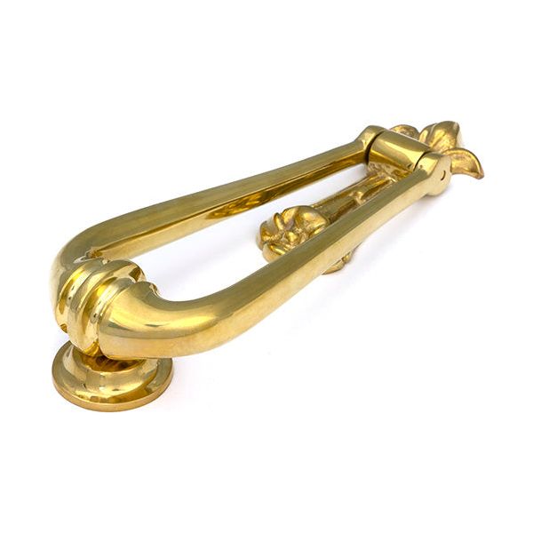 From The Anvil - Loop Door Knocker - Polished Brass - 33610M