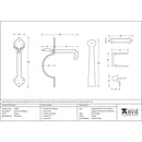 From The Anvil - Gothic Thumblatch - Pewter Patina - 33638 - Choice Handles