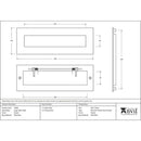 From The Anvil - Large Letter Plate - Pewter Patina - 33680 - Choice Handles