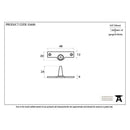 From The Anvil - Pewter Offset Stay Pin - 33690 - Choice Handles