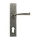 From The Anvil - Avon Lever Espag. Lock Set - Pewter Patina - 33704 - Choice Handles