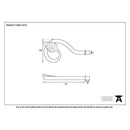 From The Anvil - Pewter Leaf Curtain Finial (pair) - 33733 - Choice Handles