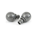 From The Anvil - Pewter Ball Curtain Finial (pair) - 33734 - Choice Handles