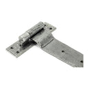 From The Anvil - Pewter 35" Hook & Band Hinge - Cranked (pair) - 33741 - Choice Handles