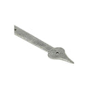 From The Anvil - Pewter 35" Hook & Band Hinge - Cranked (pair) - 33741 - Choice Handles