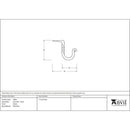 From The Anvil - Pewter Cup Hook - Small - 33804 - Choice Handles