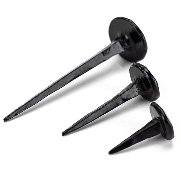 From The Anvil - Black 1" Handmade Nail (20mm HD DIA) - 33831 - Choice Handles