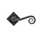 From The Anvil - Monkeytail Lever on Rose Set (Diamond) - Beeswax - 33848 - Choice Handles