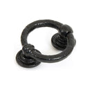 From The Anvil - 4" Ring Door Knocker - Black - 33869 - Choice Handles