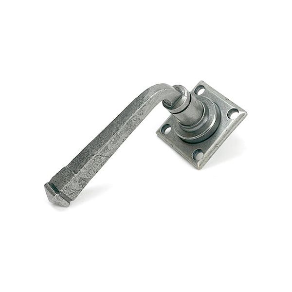 From The Anvil - Pewter Avon Lever on Rose Set Sprung - Pewter Patina  - 33874/S