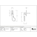 From The Anvil - Shepherd's Crook Espag - RH - Black - 33957 - Choice Handles