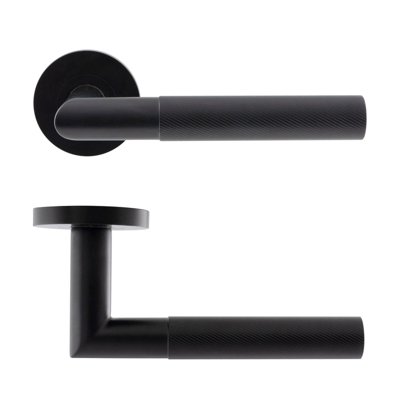 Revole Eclipse Ultimate Solid Stainless Lever On Rose - Black - 34342