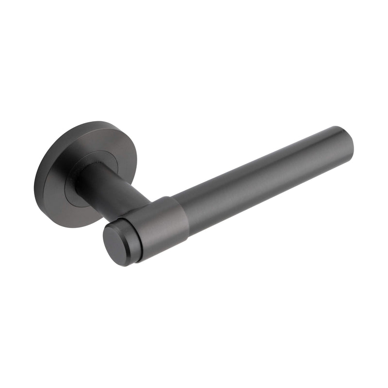 Collared Eclipse Ultimate Solid Stainless Lever On Rose - Dark Bronze - 34353