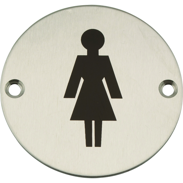 Eclipse - 75mm Female Symbol -  Satin Stainless Steel 34451 - Choice Handles