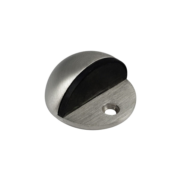 Eclipse - Shielded Oval Door Stop -  Satin Stainless Steel -  34478 - Choice Handles