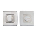 Eclipse - Precision Square Thumbturn and Release on Square Rose -  Satin Stainless Steel -  34579 - Choice Handles