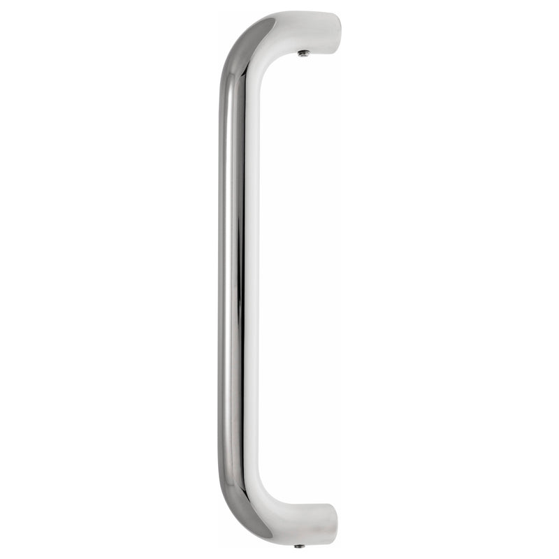 Eclipse - PSS 225x19mm D Shaped Pull Handle -  Polished Stainless Steel -  34647 - Choice Handles