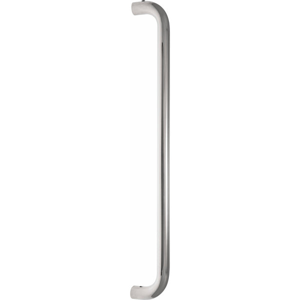 Eclipse - PSS 425x19mm D Shaped Pull Handle -  Polished Stainless Steel -  34649 - Choice Handles