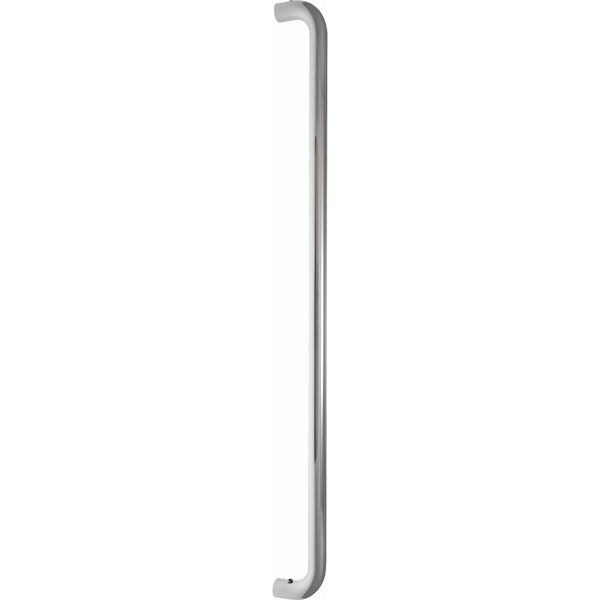 Eclipse - PSS 600x19mm D Shaped Pull Handle -  Polished Stainless Steel -  34650 - Choice Handles