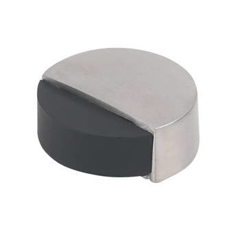 Eclipse - Floor Door Stop- 50x20x50mm -  Satin Stainless Steel -  34715 - Choice Handles
