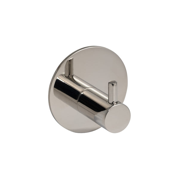 Eclipse - Self Adhesive Single Coat Hook -  Polished Stainless Steel -  34747 - Choice Handles