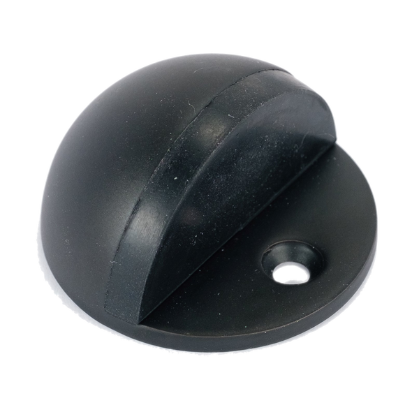 Eclipse - Shielded Oval Door Stop -  Matt Black -  34933 - Choice Handles
