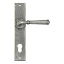 From The Anvil - Regency Lever Espag. Lock Set - Pewter Patina - 45129 - Choice Handles