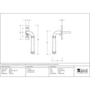 From The Anvil - Regency Espag - RH - Pewter Patina - 45135 - Choice Handles