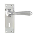 From The Anvil - Hinton Lever Lock Set - Polished Chrome - 45316 - Choice Handles
