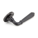 From The Anvil - Aged Bronze Hinton Lever on Rose Set - 45327 - Choice Handles