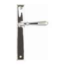 From The Anvil - Reeded Slimline Lever Latch Set - Polished Chrome - 45426 - Choice Handles