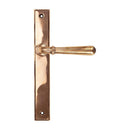 From The Anvil - Newbury Slimline Lever Latch Set - Polished Bronze - 45432 - Choice Handles