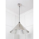 From The Anvil - Hammered Nickel Hockley Pendant - 45433 - Choice Handles