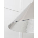 From The Anvil - Hammered Nickel Hockley Pendant - 45433 - Choice Handles