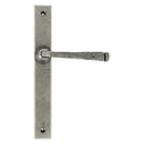 From The Anvil - Avon Slimline Lever Latch Set - Pewter Patina - 45446 - Choice Handles