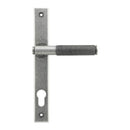 From The Anvil - Brompton Slimline Lever Espag. Lock Set - Pewter Patina - 45529 - Choice Handles