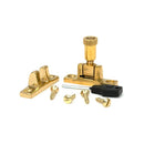 From The Anvil - Polished Brass Brompton Brighton Fastener - Narrow (Square) - 45962 - Choice Handles