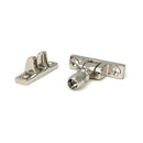 From The Anvil - Polished Nickel Mushroom Brighton Fastener - Narrow (Square) - 45978 - Choice Handles