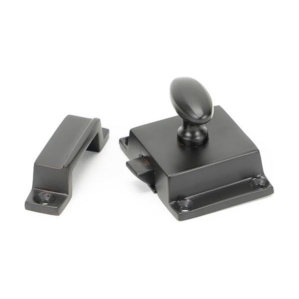 From The Anvil - Polished Bronze Cabinet Latch - 46050 - Choice Handles