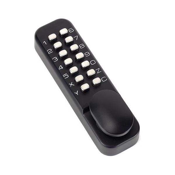 From The Anvil - Black Digital Keypad Lock + 60mm Backset Latch Bolt - 46287 - Choice Handles