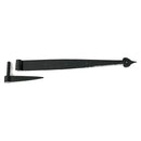 From The Anvil - Black 24" Band & Spike Hinge (Pair) - 46383 - Choice Handles