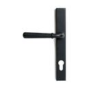 From The Anvil - Matt Black Hammered Newbury Slimline Espag. Lock Set - 46388 - Choice Handles