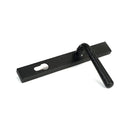 From The Anvil - Matt Black Hammered Newbury Slimline Espag. Lock Set - 46388 - Choice Handles