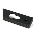 From The Anvil - Matt Black Hammered Newbury Slimline Espag. Lock Set - 46388 - Choice Handles